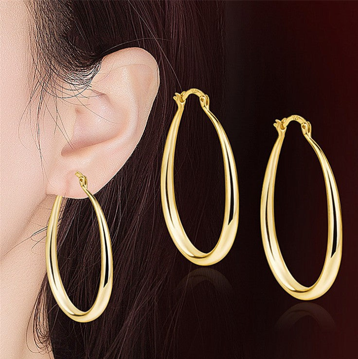 Geometric oval Earrings