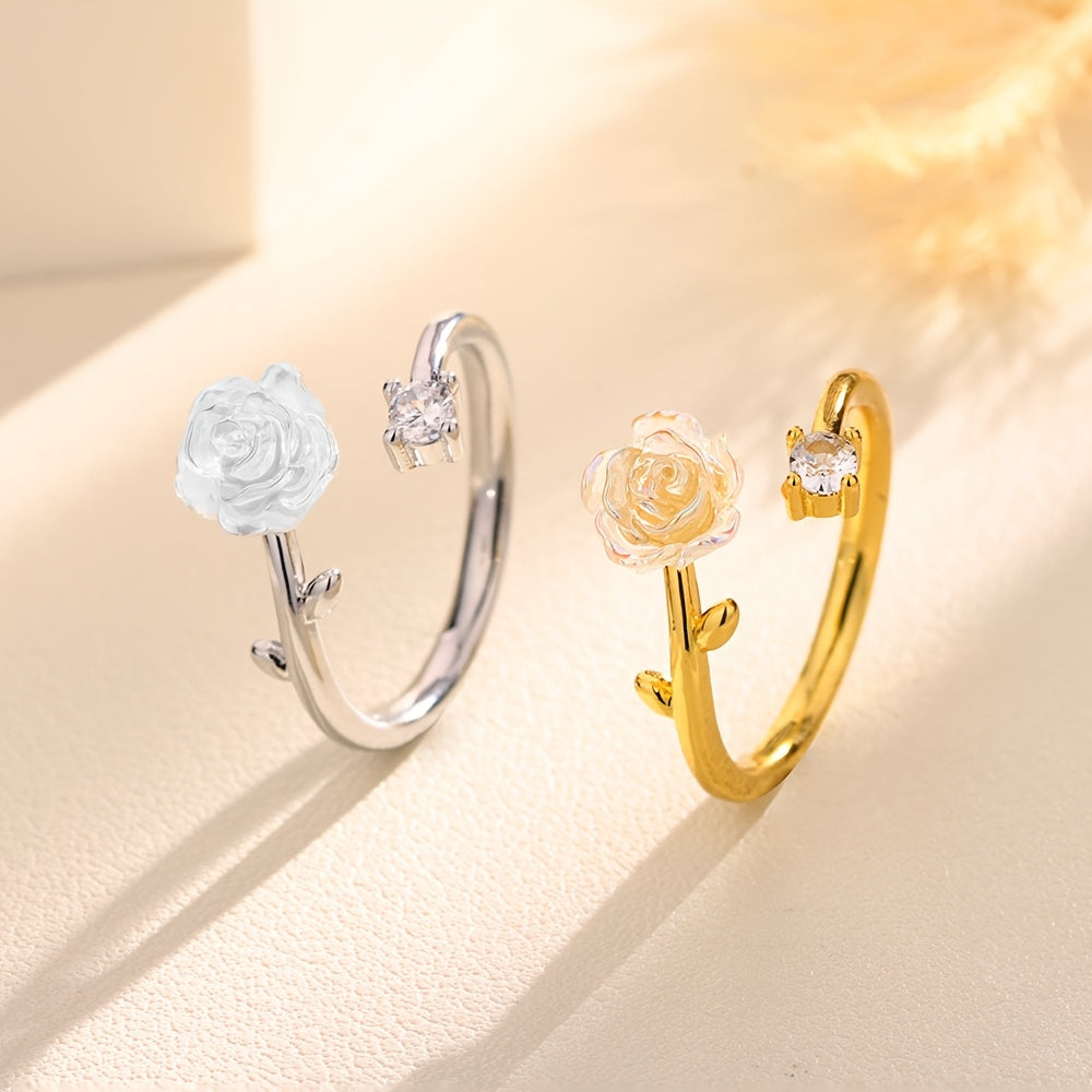 Rose and Thorn Ring
