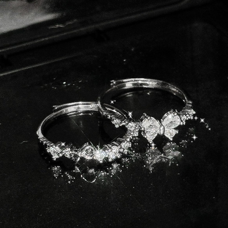 Silver Matching Rings