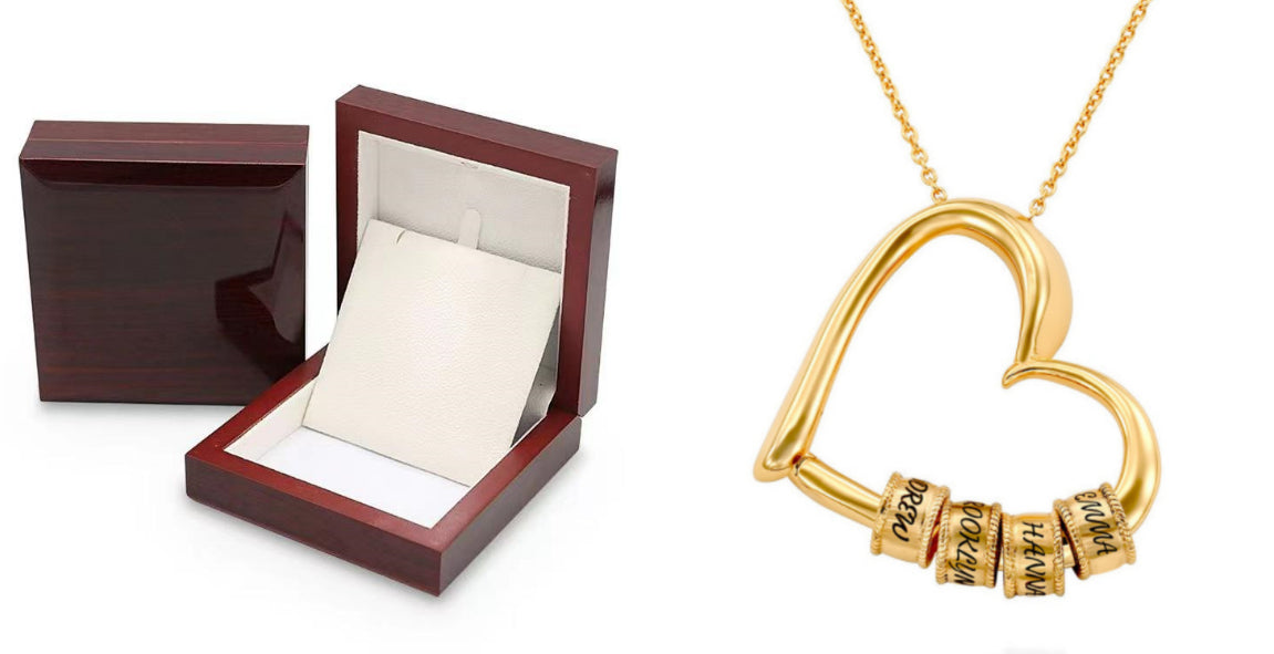 Personalized Heart Necklaces