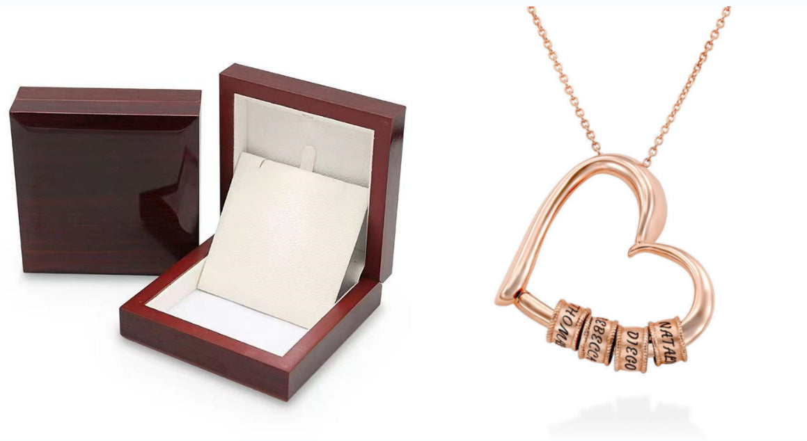 Personalized Heart Necklaces