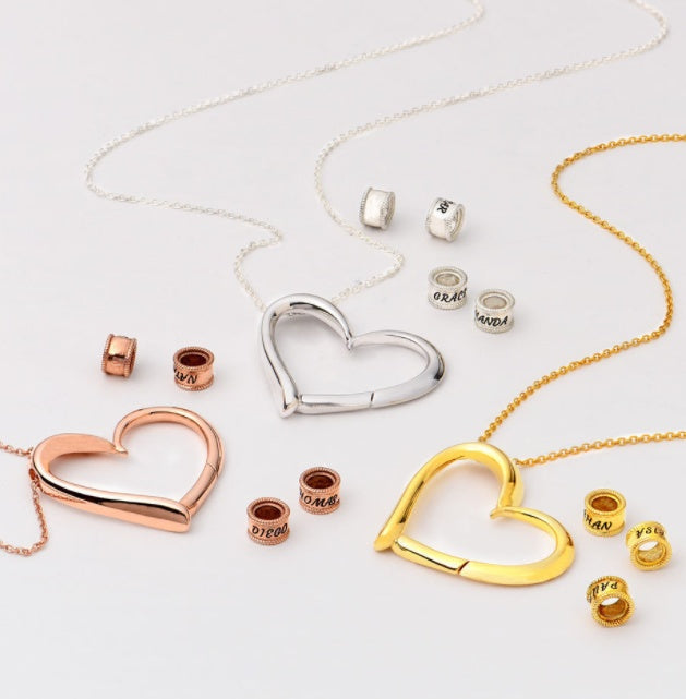 Personalized Heart Necklaces