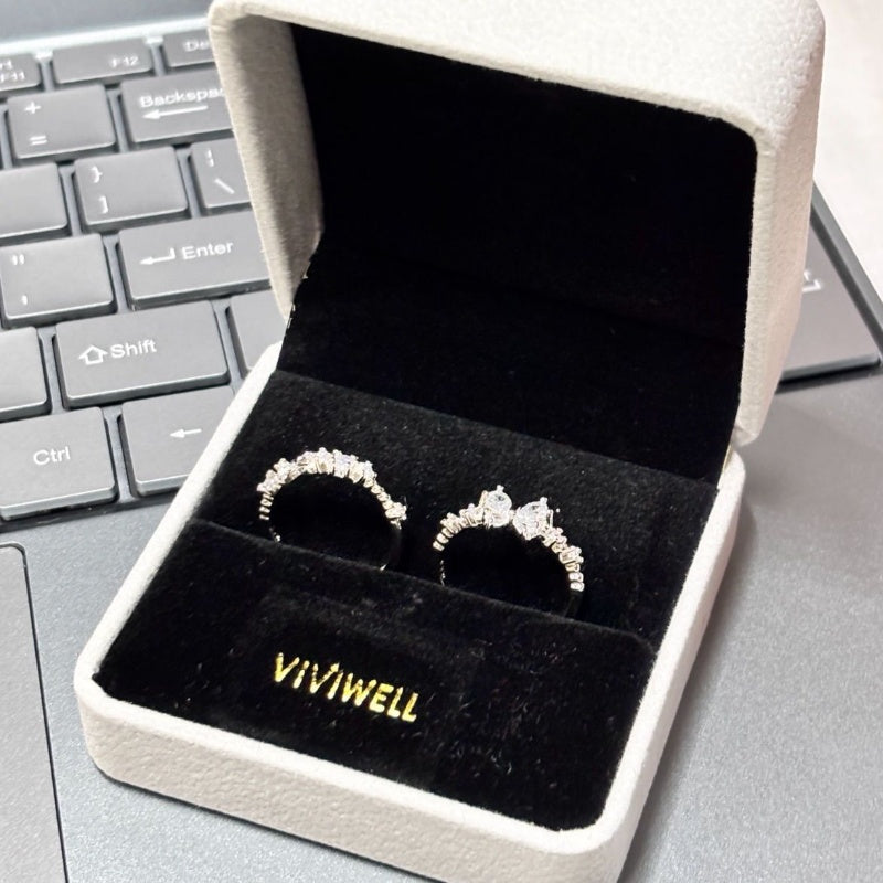 Silver Matching Rings