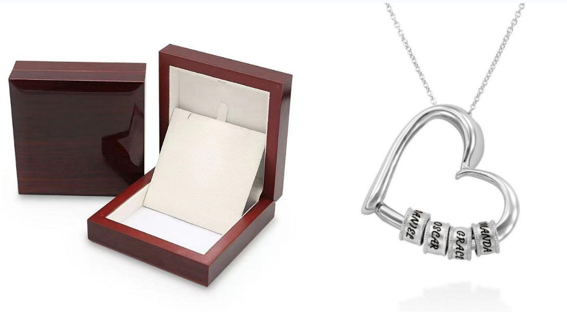 Personalized Heart Necklaces