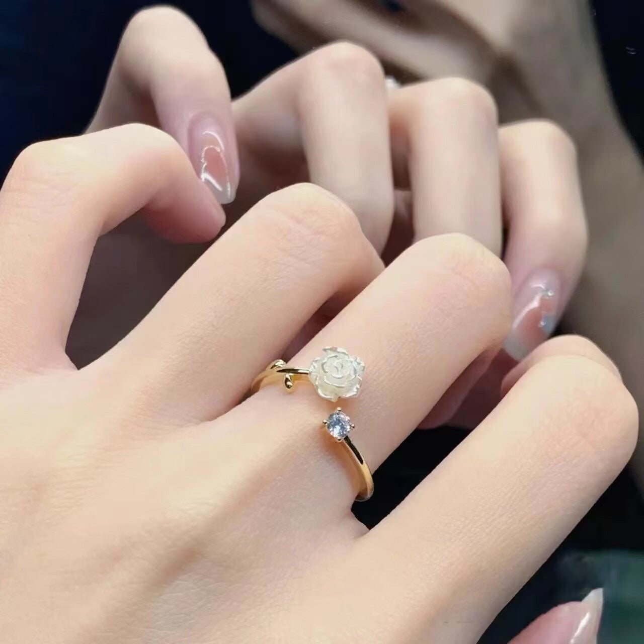Rose and Thorn Ring